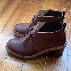 Clark’s booties, never worn